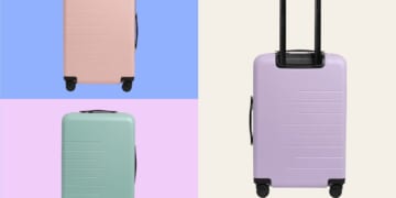 Quince Carry-On Hard Shell Suitcase March 2024 Spring Color Launch