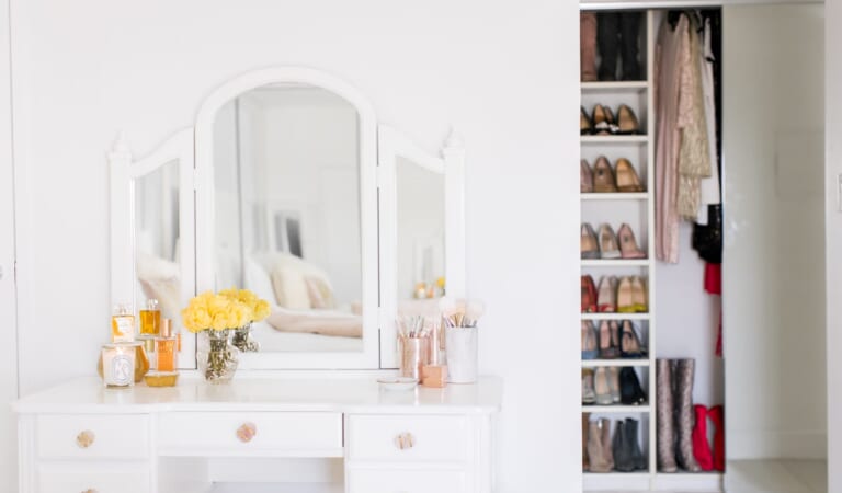 This Stylish Rotating Shoe Rack Is an Absolute “Game Changer,” According to Amazon Shoppers