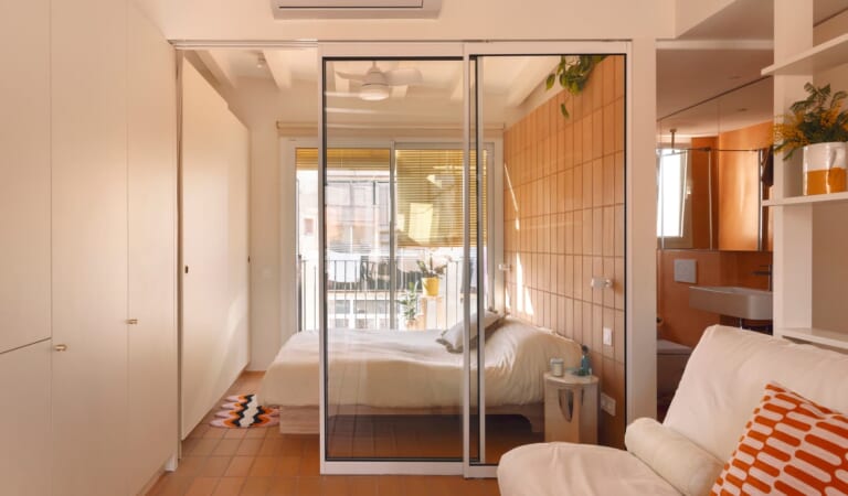 This Almost-Invisible Trick Created a Bedroom in a Studio Apartment
