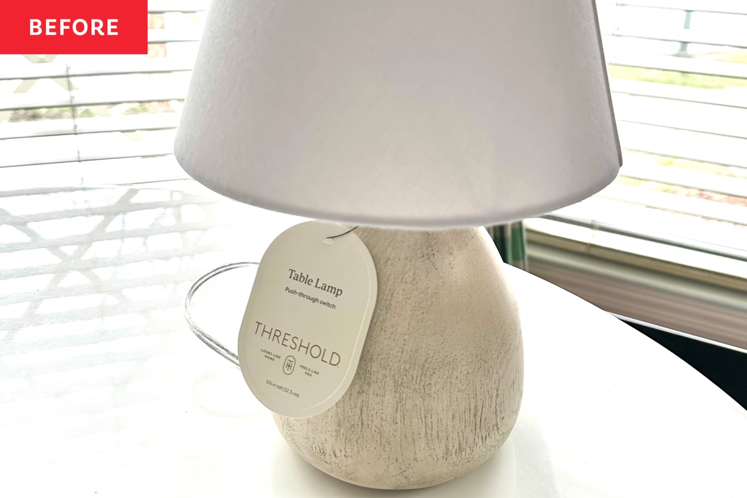 I Used Cheap Napkins to Give a $12 Target Lamp a Cottagecore Makeover