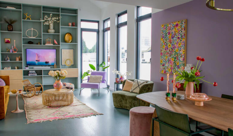 Look Inside This Gorgeous, Colorful Amsterdam Houseboat